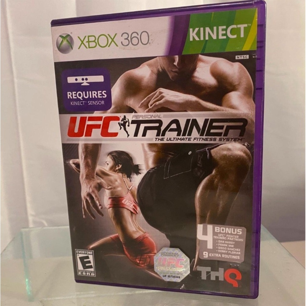 UFC Personal Trainer Ultimate Fitness System Xbox 360 Kinect THQ 2011 CIB